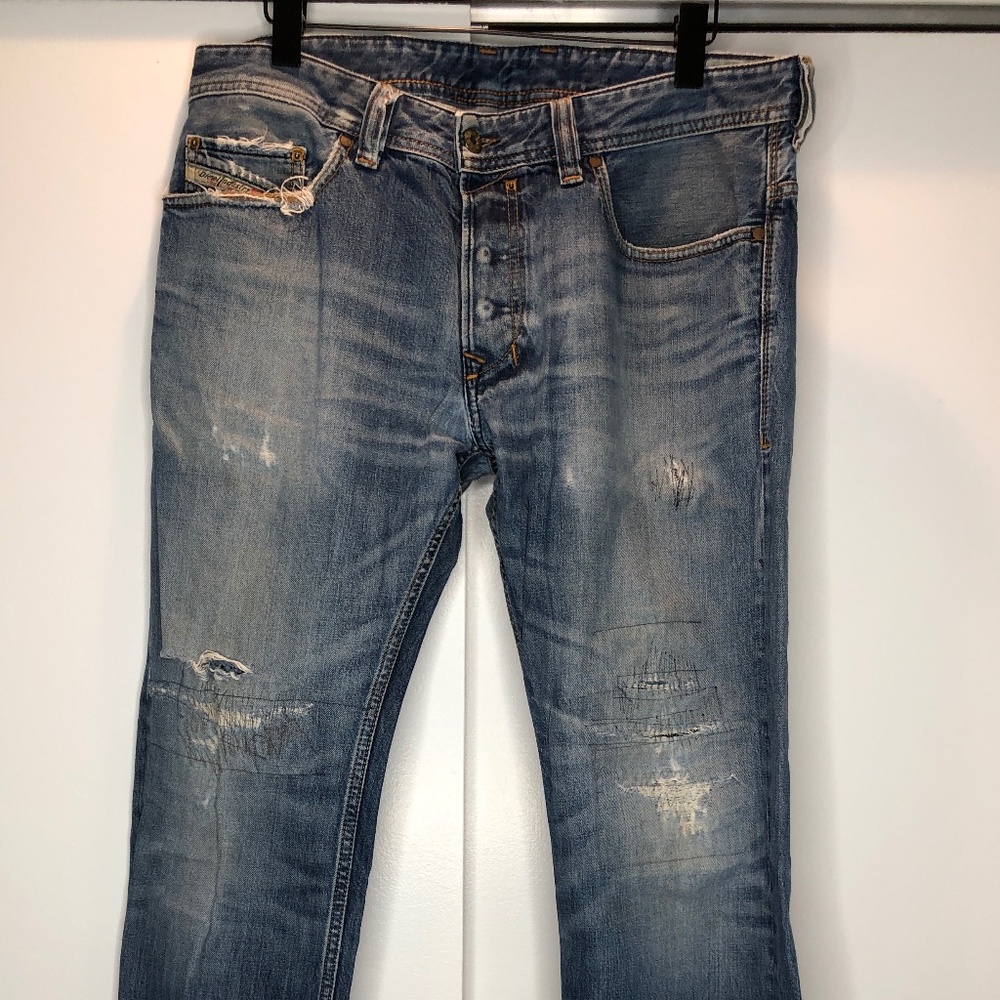 Mens Diesel "Safado" Jeans W 34 L 32 , Vintage , Worn
